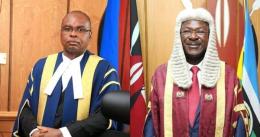 Photocollage of Amason Kingi and Moses Wetangula.